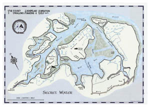 The map from Ransome's Secret Water